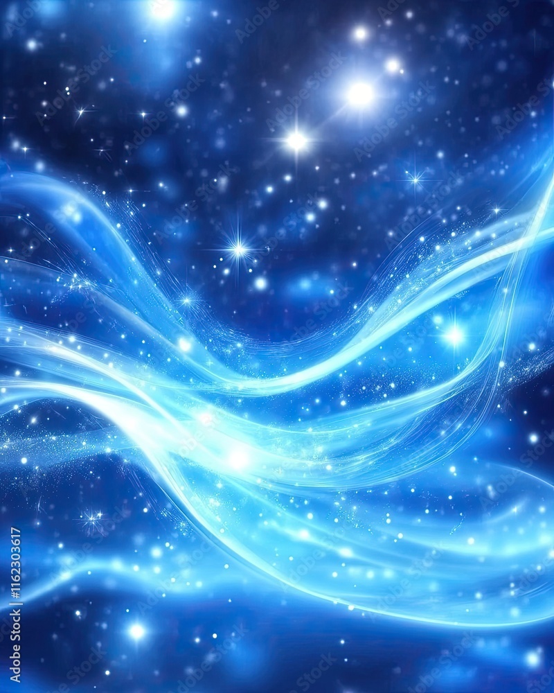 Poster exploring the ethereal beauty of the andromeda galaxy in deep space