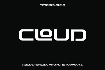 Display alphabet font vector design suitable for headline, poster, logo, magazine and many more