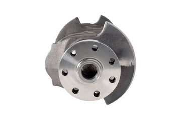 Engine Crankshaft on a white background
