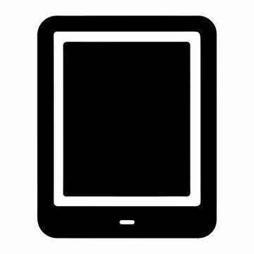 recommend clip art: Tablet Silhouette Vector Illustration