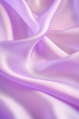 Obraz premium close-up of lavender ribbon on translucent fabric showing soft blurry shapes and warm highlights in frame