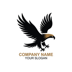 Fototapeta premium Flying eagle logo design. Eagle logo for your business. Flying bird logo