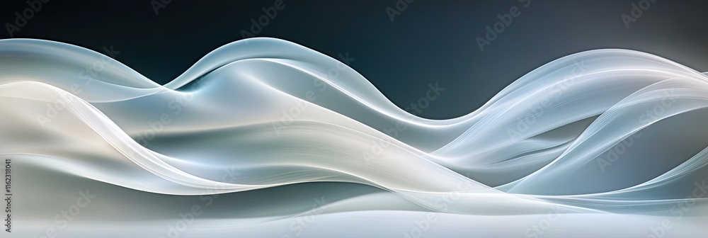 Poster intricate curling smoke trails create an ethereal dance on a dark background capturing fluid beauty