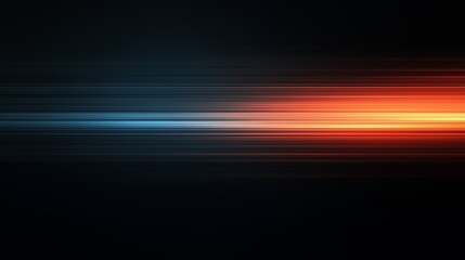 Vibrant light streaks create dynamic energy in a dark background