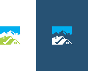  house realty business vector logo set of icons for your design