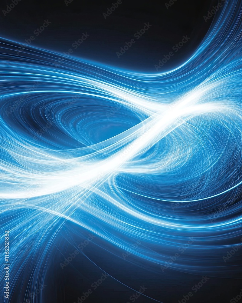 Poster Exploring the Shape of a Finite Universe Through Swirling Energy and Light