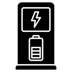 Fototapeta premium Charging Station icon