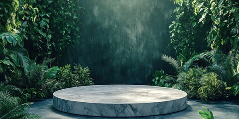 Garden gathering around circular table