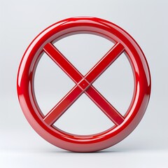 No Post Mark sign with titles in rectangle frames