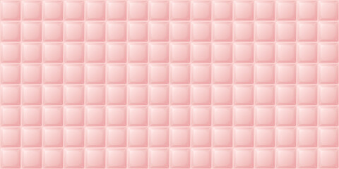 Sweetmeat strawberry flavor square shape seamless pattern background graphic illustration.