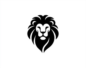Lion Head Logo Icon Vector illustration. 