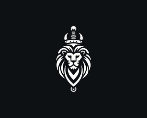 Viking Lion Logo Design