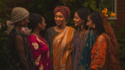 Fototapeta premium Empowering Women in Unity - Symbol of Diversity and Strength