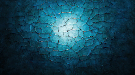 Obraz premium Surreal Ocean Waves Crafted From Shattered Pieces of Tranquil Blue Water