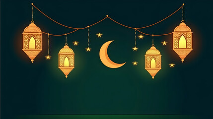 Islamic prayer carpet featuring a rosary and dried fruits as part of the Ramadan Kareem concept