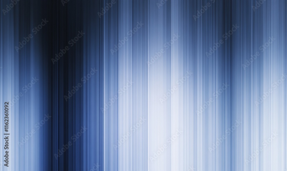 Aufkleber abstract gradient image with vertical lines in blue and white tones.