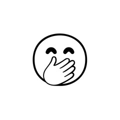 Face with Hand Over Mouth
