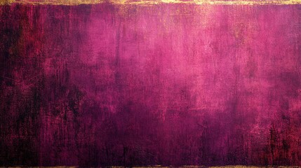 Naklejka premium Abstract Textured Background in Vibrant Pink Tones with Gold Accent