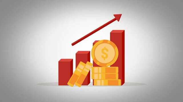 Scaling New Heights, An Animation of Financial Growth Through Dynamic and Interactive Bar Charts
