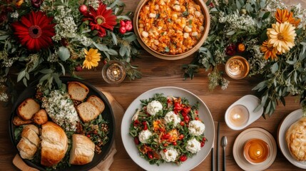 Gourmet Autumn Feast: A Table Set for Celebration!