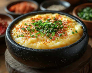 촉촉한 계란찜 - 부드러운 식감이 매력적인 한국 요리  
