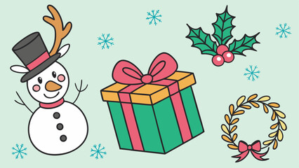 christmas celebration vector template design