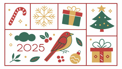 christmas celebration vector template design