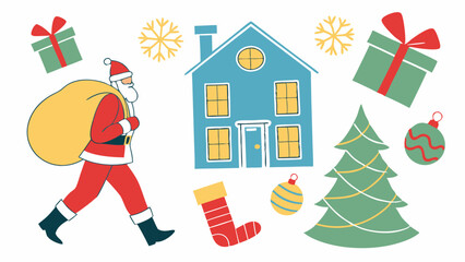 christmas celebration vector template design