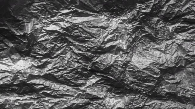 Gray crumpled paper background. Close-up