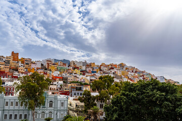Obraz premium Landscape of the Risco de San Juan en Las Palmas de Gran Canaria
