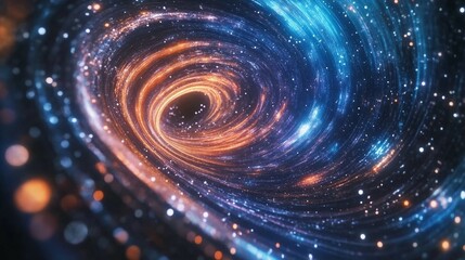 abstract spiral galaxy