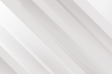 Obraz premium Gray and white diagonal line architecture geometry tech abstract subtle background vector illustration.