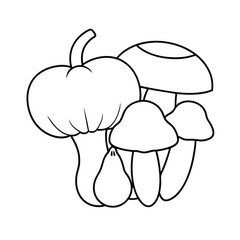 Vegetable coloring pages