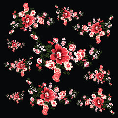 indonesian batik. indonesian batik pattern vector. Batik Indonesian: is a technique of wax-resist dyeing applied to whole cloth, or cloth made using this technique originated from Indonesia. 