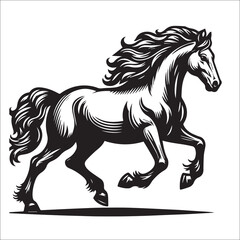 Obraz premium Horse Svg, Equestrian Svg, Horse Head Cut File for Cricut, Silhouette, CNC Files Horses Clipart - Etsy