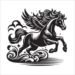 Fototapeta premium Horse Svg, Equestrian Svg, Horse Head Cut File for Cricut, Silhouette, CNC Files Horses Clipart - Etsy