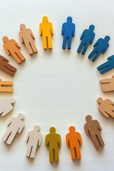 Figures representing family constellations and generational dynamics. AI generated