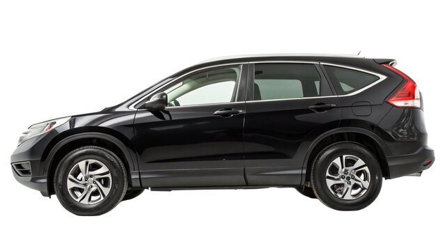 Honda CRV SUV car isolated.