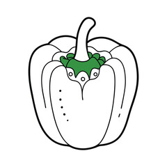 Collection of fresh vegetables outline for kids coloring book