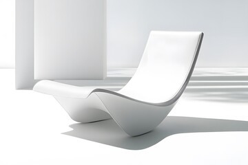 Modern Chair Design: White, Minimalist, Elegant