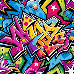 Obraz premium graffiti-pop-art-background- (1).eps