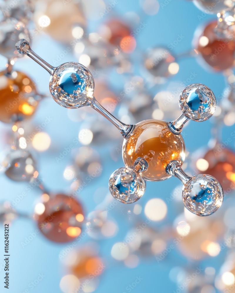 Poster molecular structure and chemistry concepts a high-resolution visualization lab