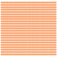 pattern of evenly spaced, small orange dots arranged in a grid-like formation on a white background