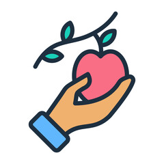 Apple Picking Icon