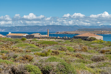 The northern tip of the island of San Pietro, Sardinia, Italy, where the ancient tuna fishery is located