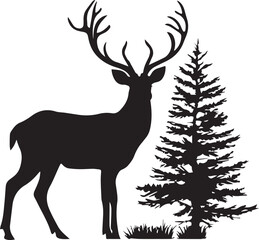 deer vector illustration