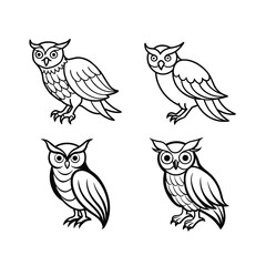 set of owls