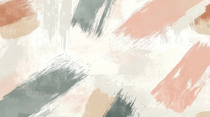 Fototapeta premium Abstract Art Featuring Neutral Tones and Brushstrokes