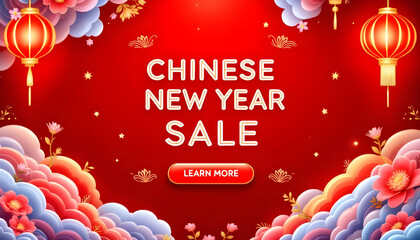 Naklejka premium 3D text Chinese sale discount background