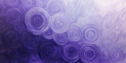 Subtle concentric circles in gradient hues of violet, fading out into an elegant, infinite space
